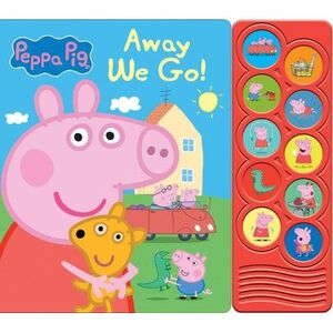 Peppa Pig Away We Go 10 Button Sound Book | PI Kids