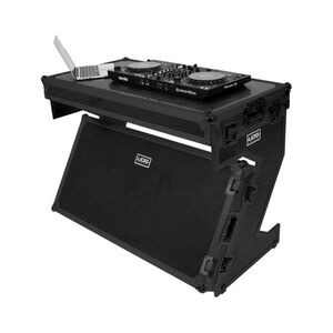 UDG U91072BL Ultimate Flightcase Portable Z-Style DJ Table BL Plus White