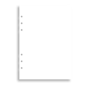 Filofax Clipbook Plain Notepaper A5 Refill