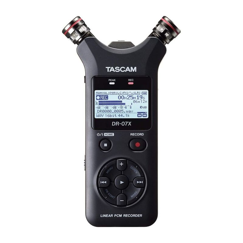 Tascam DR-07X Handheld Linear PCM Recorder with Audio Interface
