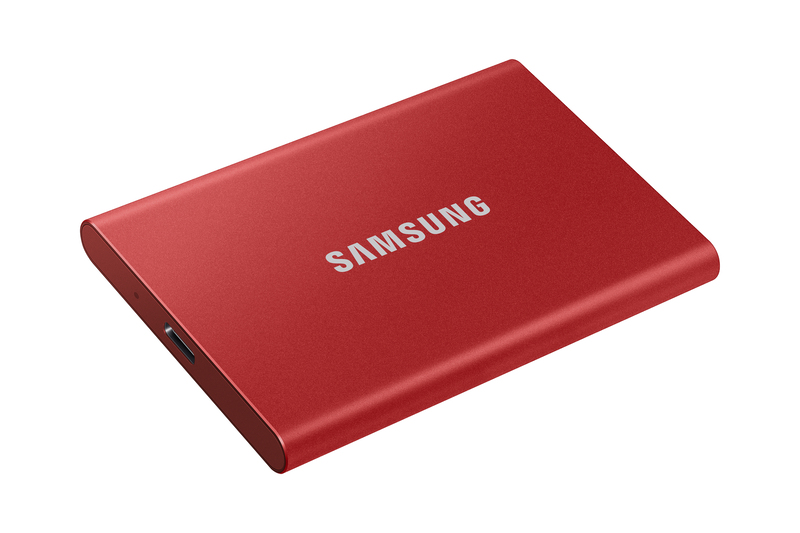 Samsung T7 2TB USB 3.2 Portable SSD - Red
