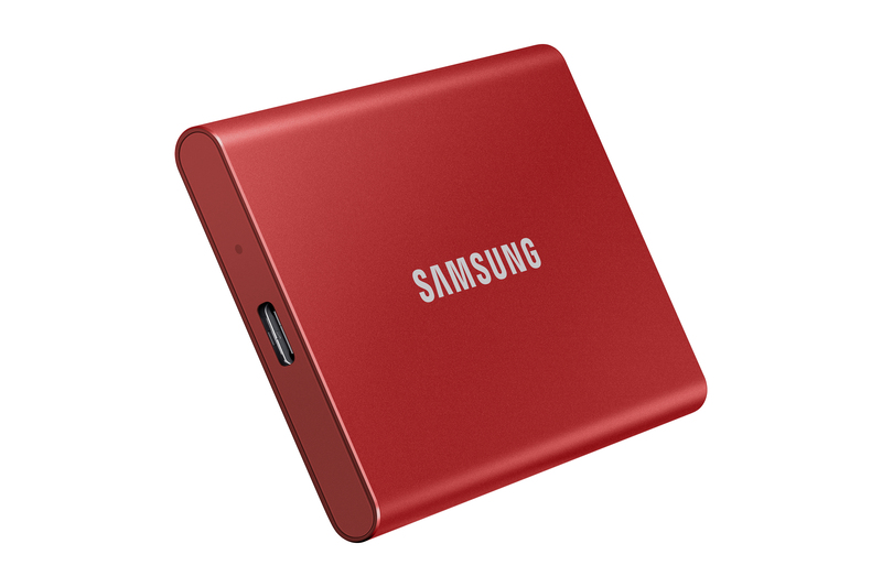 Samsung T7 2TB USB 3.2 Portable SSD - Red