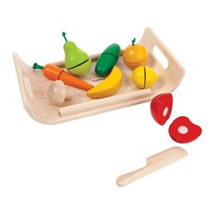Plan Toys Assorted Fruit & Vegetable Wooden Set