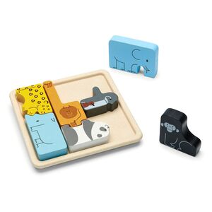 Plan Toys Animal Puzzle Game Wooden Puzzle Game