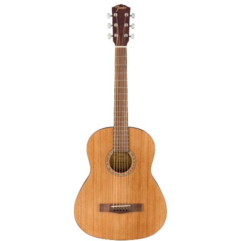 Fender FA-15 Steel String Acoustic Walnut Fingerboard Guitar 3/4-Size - Natural (Includes Gig Bag)