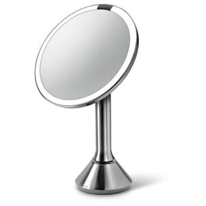 Simplehuman Round Sensor Mirror with Touch Control 20cm - Brushed Stainless Steel