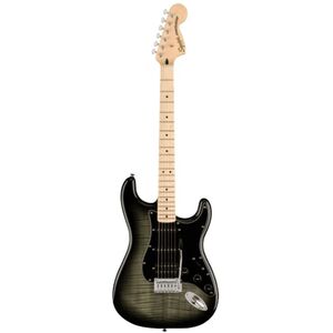 Fender Affinity Series Stratocaster FMT HSS Electric Guitar Maple Fingerboard/Black Pickguard - Black Burst