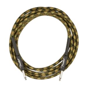 Fender Professional Series Instrument Cable Straight/Straight 10-inch - Woodland Camo