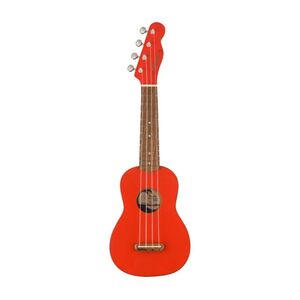 Fender FSR Venice Soprano Ukulele Walnut Fingerboard - Fiesta Red