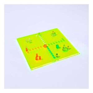 Sunnylife Lucite Games Ludo Neon Board Game
