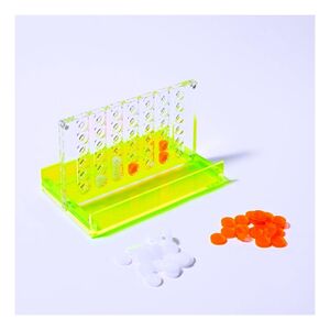 Sunnylife Lucite Games Mini 4 In A Row Neon