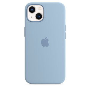 Apple Silicone Case with MagSafe Blue Fog for iPhone 13