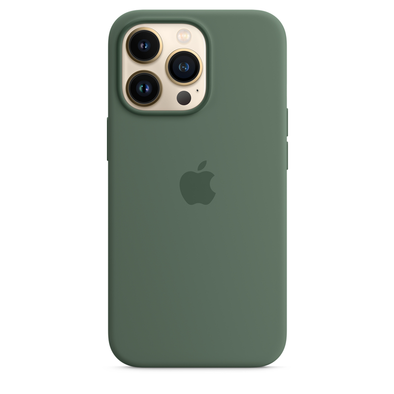 Apple Silicone Case with MagSafe Eucalyptus for iPhone 13 Pro