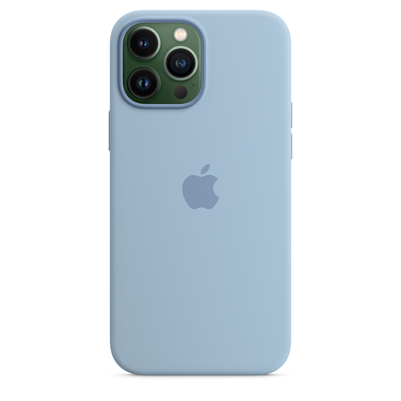 Apple Silicone Case with MagSafe Blue Fog for iPhone 13 Pro Max
