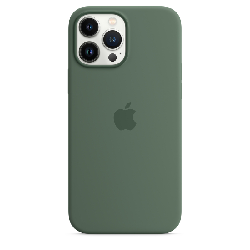 Apple Silicone Case with MagSafe Eucalyptus for iPhone 13 Pro Max
