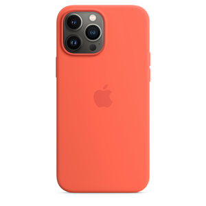 Apple Silicone Case with MagSafe Nectarine for iPhone 13 Pro Max