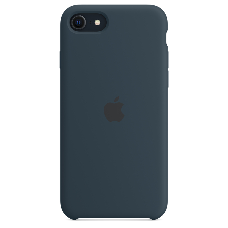 Apple Silicone Case Abyss Blue for iPhone SE (2022)
