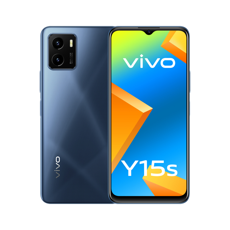 vivo Y15S 4G Smartphone 32GB/3GB/Dual SIM - Mystic Blue