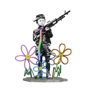 Mighty Jaxx Crayon Shooter By Brandalised Collectible 10-Inch Statue