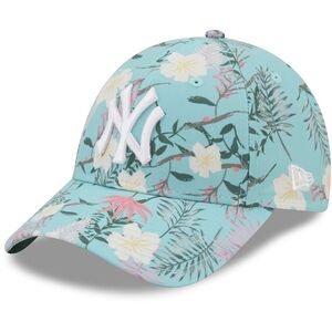 New Era 9Forty MLB New York Yankees Floral Women's Cap - Turquoise (One Size)