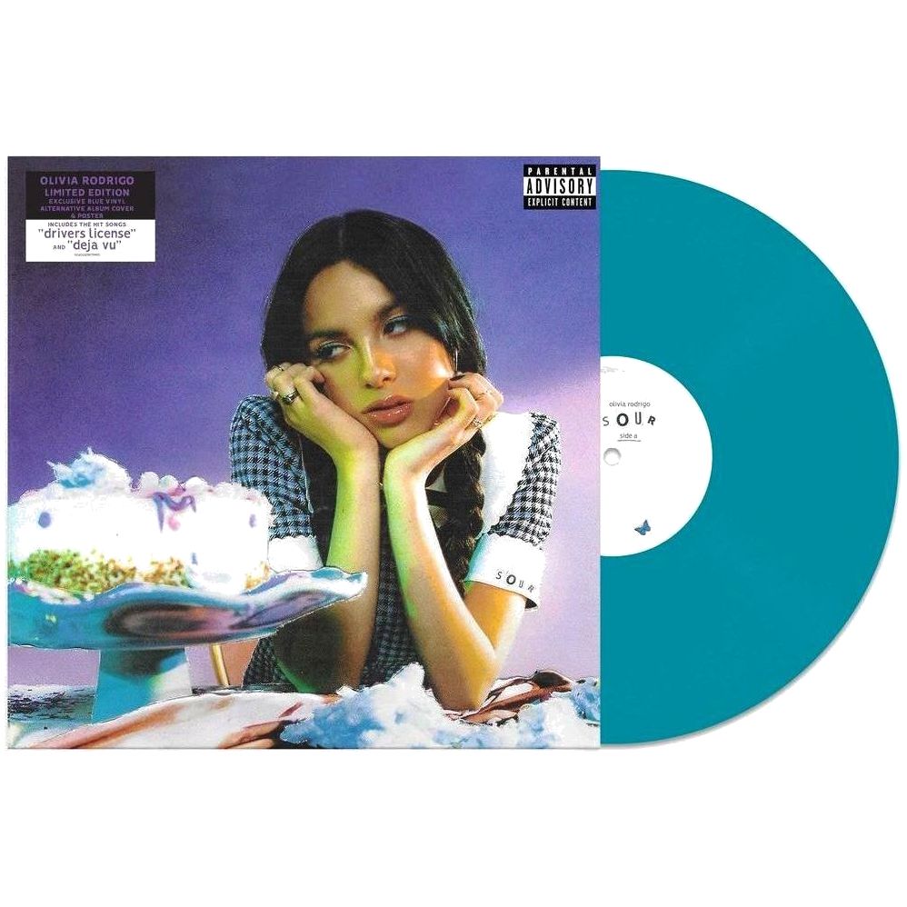 Sour (Limited Edition) (Blue Colored Vinyl) (Includes Poster) | Olivia Rodrigo
