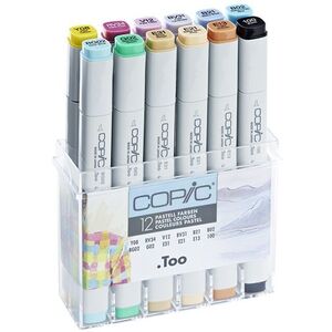 Copic Classic Refillable Markers - Pastel Colors (Set of 12)