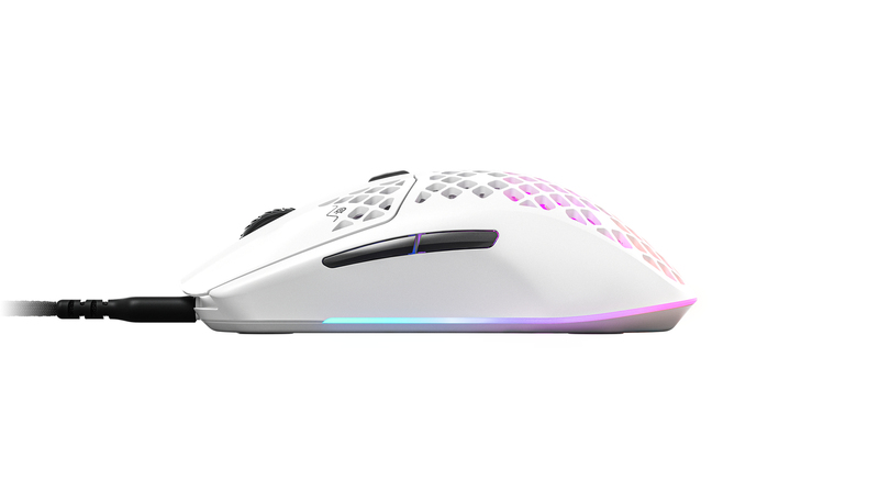 SteelSeries Aerox 3 Wired Ultra Lightweight Gaming Mouse - Snow