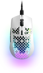 SteelSeries Aerox 3 Wired Ultra Lightweight Gaming Mouse - Snow