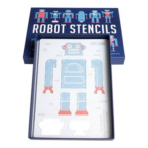 Rex London Robot Stencils (Set of 4)