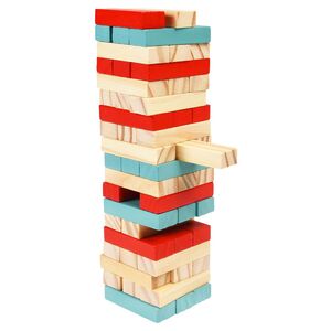 Rex London Mini Wooden Topple Tower (54 Pieces)