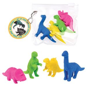 Rex London Dinosaur Erasers (Set of 4)