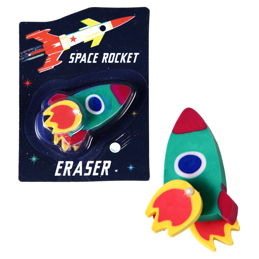 Rex London Space Rocket Eraser
