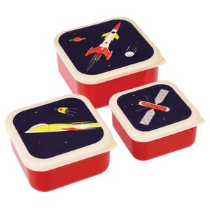 Rex London Space Age Snack Boxes (Set of 3)