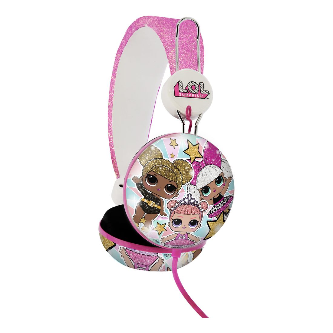 OTL L.O.L. Surprise Glitter Glam Teen Stereo Headphones - Pink