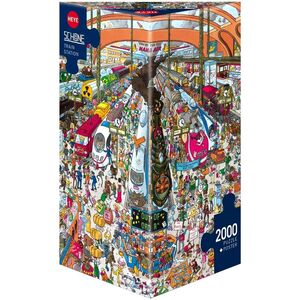 Heye Train Station Jigsaw Puzzle (2000 Pieces)