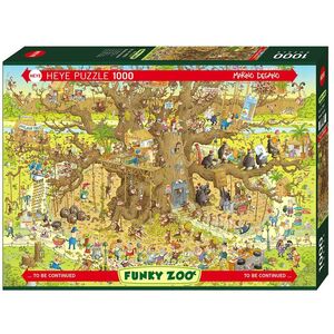 Heye Funky Zoo Monkey Habitat Jigsaw Puzzle (1000 Pieces)