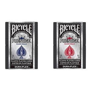Bicycle Prestige Rider Back Playing Cards (Red - Blue) (Assorted - Includes 1)