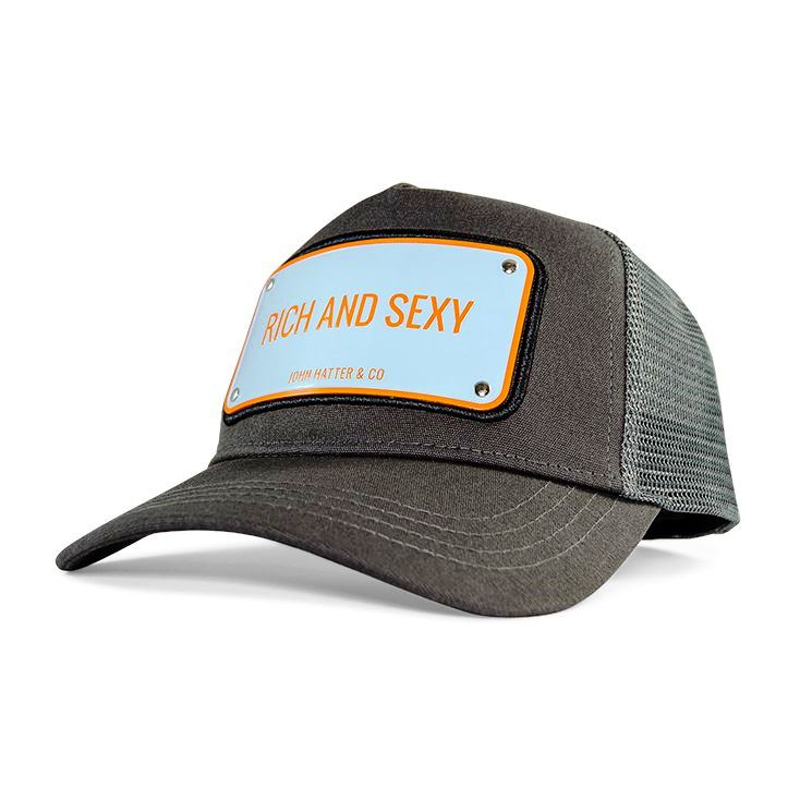 John Hatter & Co Rich And Sexy Trucker Cap Grey One Size