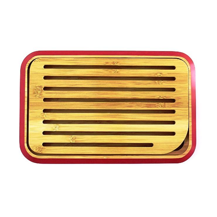Pebbly Breadboard Small (28x18cm) - Red