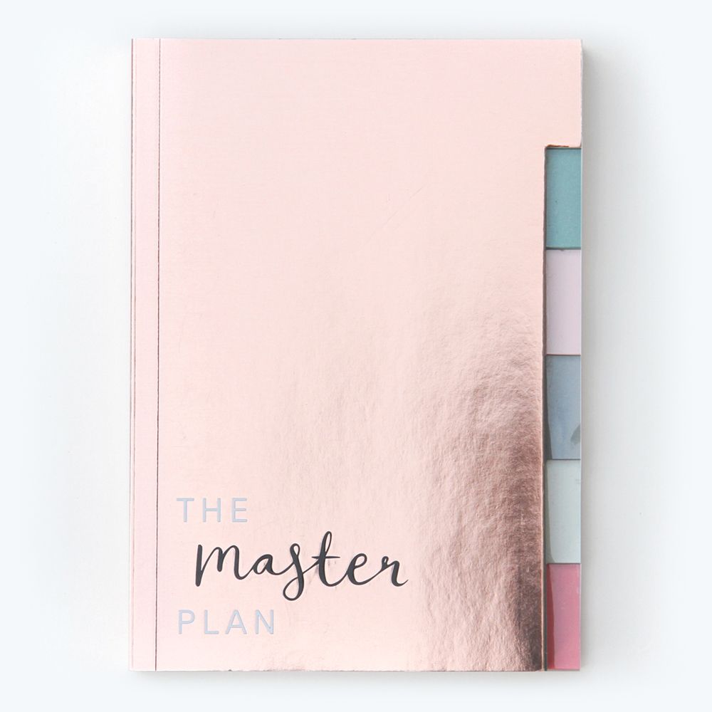 Caroline Gardner The Master Plan Multi Tab Notebook