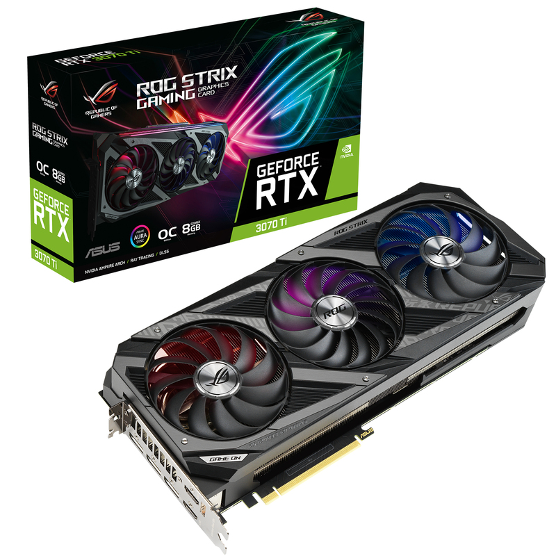 ASUS ROG Strix GeForce RTX 3070 Ti 8GB/GDDR6X Graphics Card - OC Edition