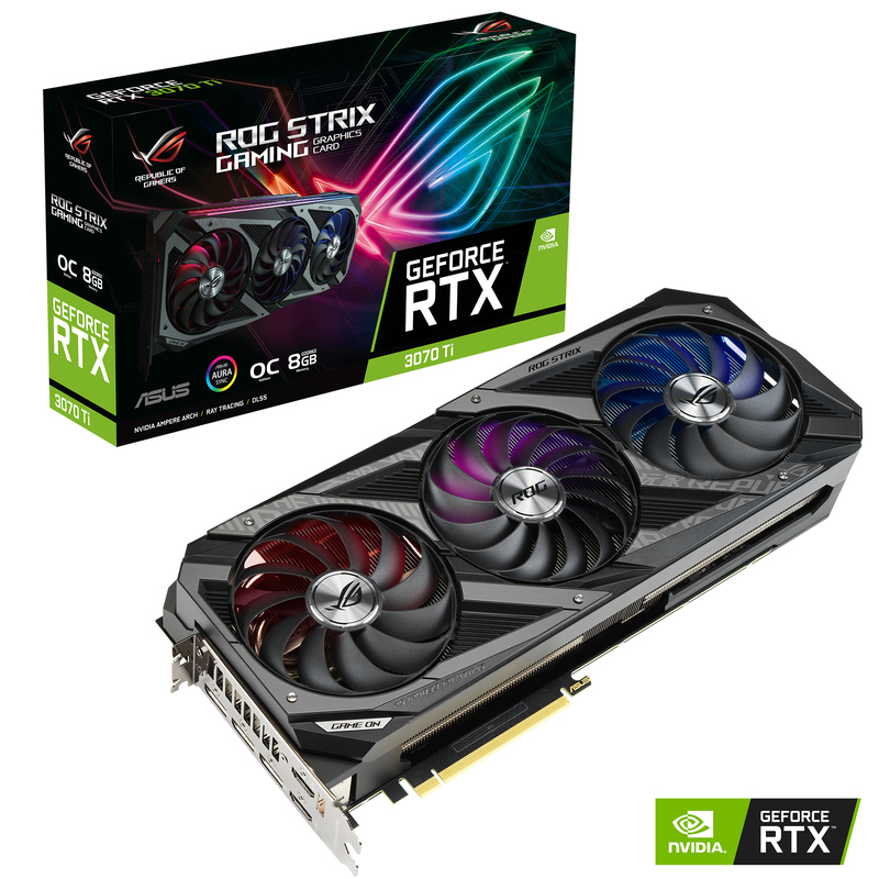 ASUS ROG Strix GeForce RTX 3070 Ti 8GB/GDDR6X Graphics Card - OC Edition