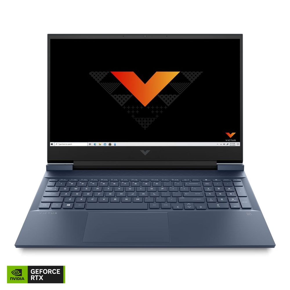 HP Victus Gaming Laptop 16-D0018NE i7-11800H/16GB/1TB SSD/NVIDIA GeForce RTX 3060 6GB/16.1-inch FHD/144Hz/Win 10 - Performance Blue (Arabic/English)