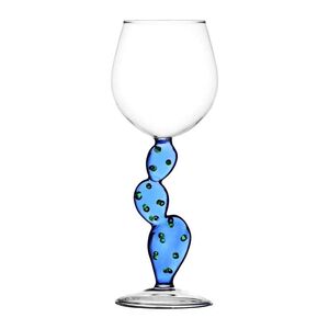Ichendorf Wine Glass Cactus 320ml - Lightblue