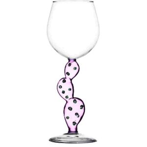 Ichendorf Wine Glass Cactus 320ml - Pink