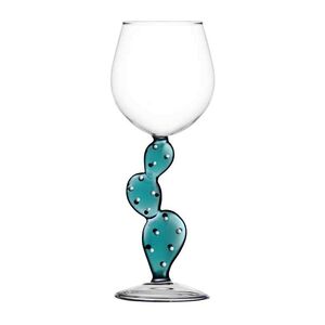 Ichendorf Wine Glass Cactus 320ml - Caribbean Blue