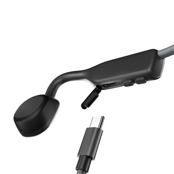 Shokz OpenMove Wireless Neckband Headphones with Mic - Grey