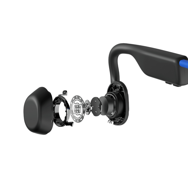 Shokz OpenMove Wireless Neckband Headphones with Mic - Blue