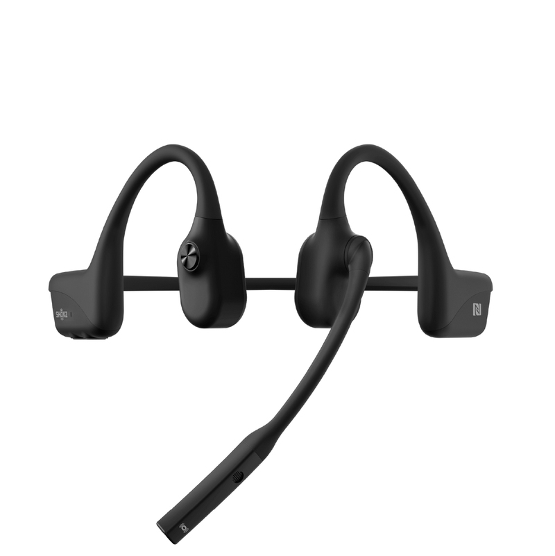 Shokz OpenComm Wireless Neckband Headphones with Mic - Black