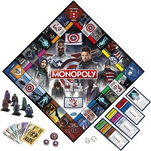 Hasbro Gaming Monopoly The Falcon and The Winter Soldier Board Game